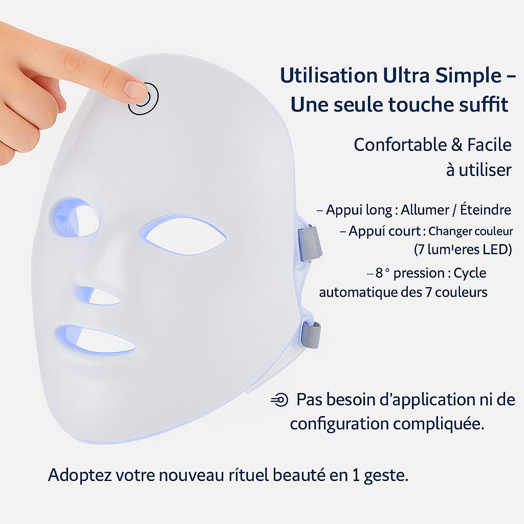 Masque LED anti-âge GlowTherapy