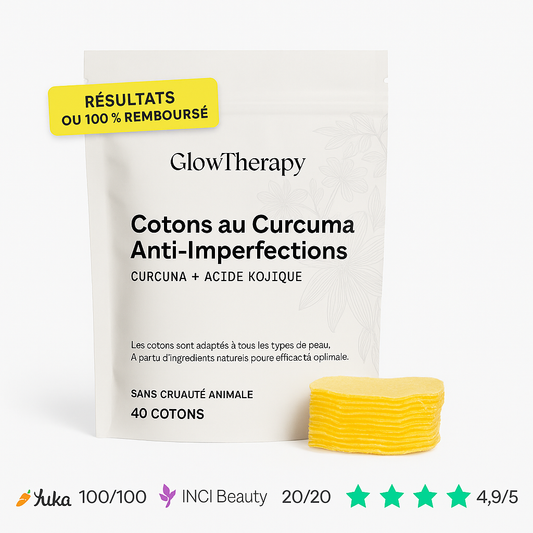 Cotons au Curcuma Anti-Imperfections - 40 cotons